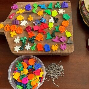 Colorful Kids Toy Charms & Chain Set